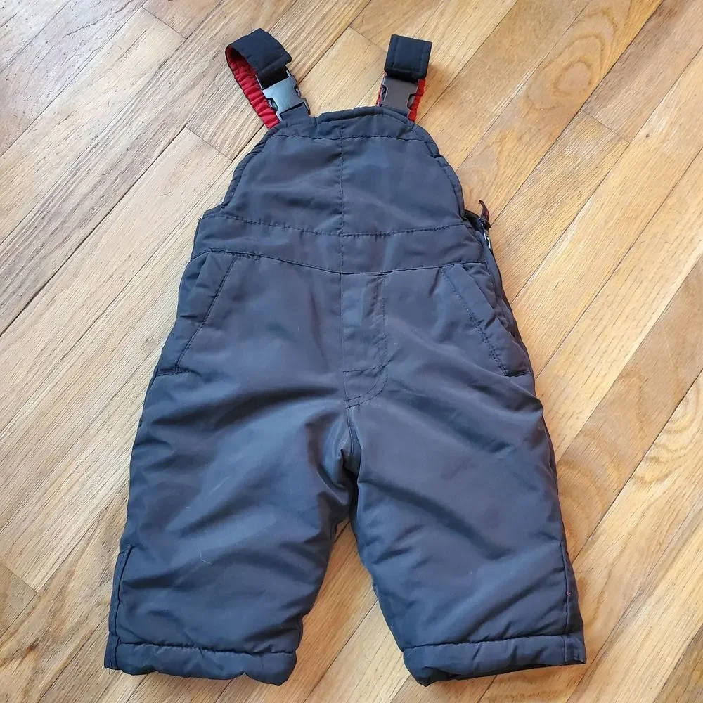 Oshkosh B'gosh winter snow bib‎ pants overalls size 6/9 months
